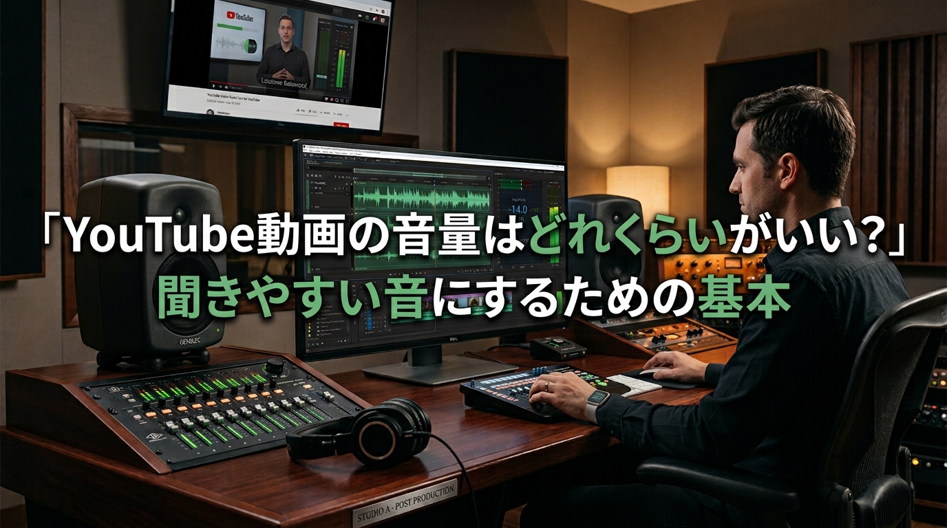YouTube動画の音量はどれくらいがいい？聞きやすい音にするための基本