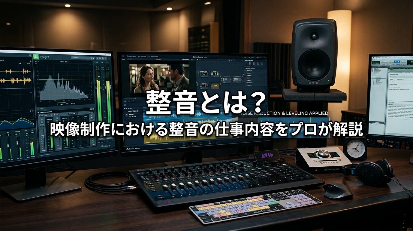 整音とは？映像制作における整音の仕事内容をプロが解説